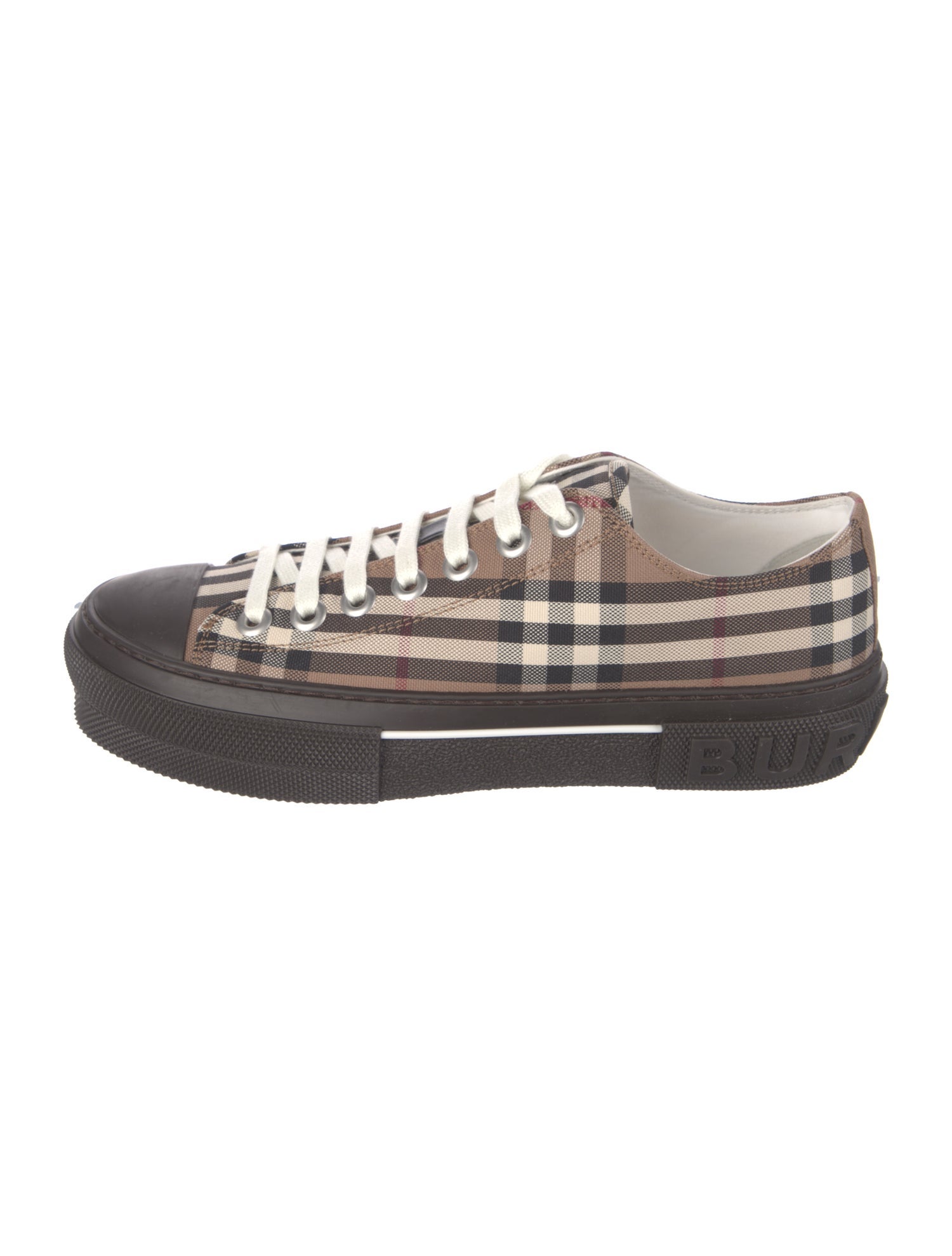 Burberry House Check Pattern Canvas Sneakers