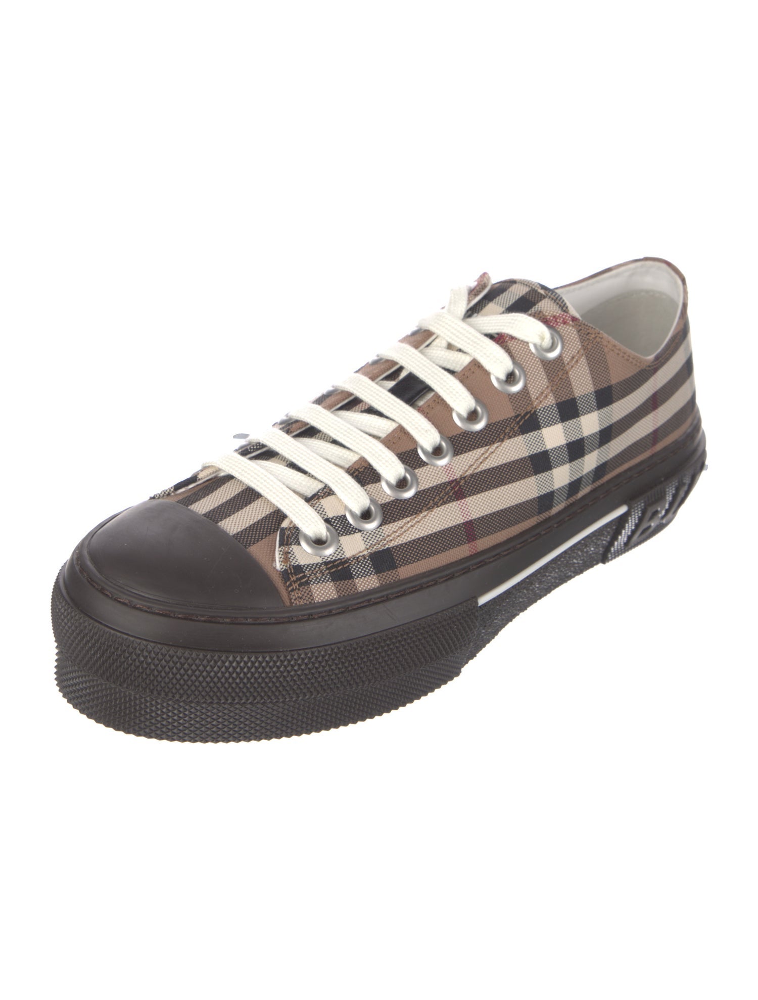 Burberry House Check Pattern Canvas Sneakers