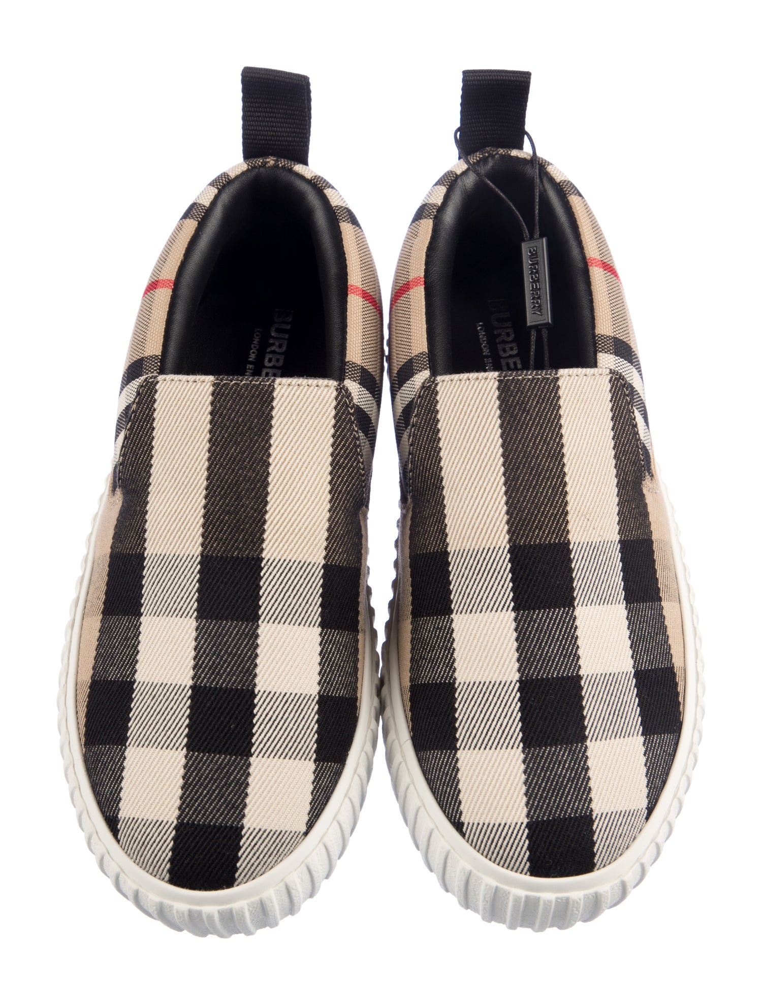 Burberry Girls' Nova Check Sneakers w/Tags