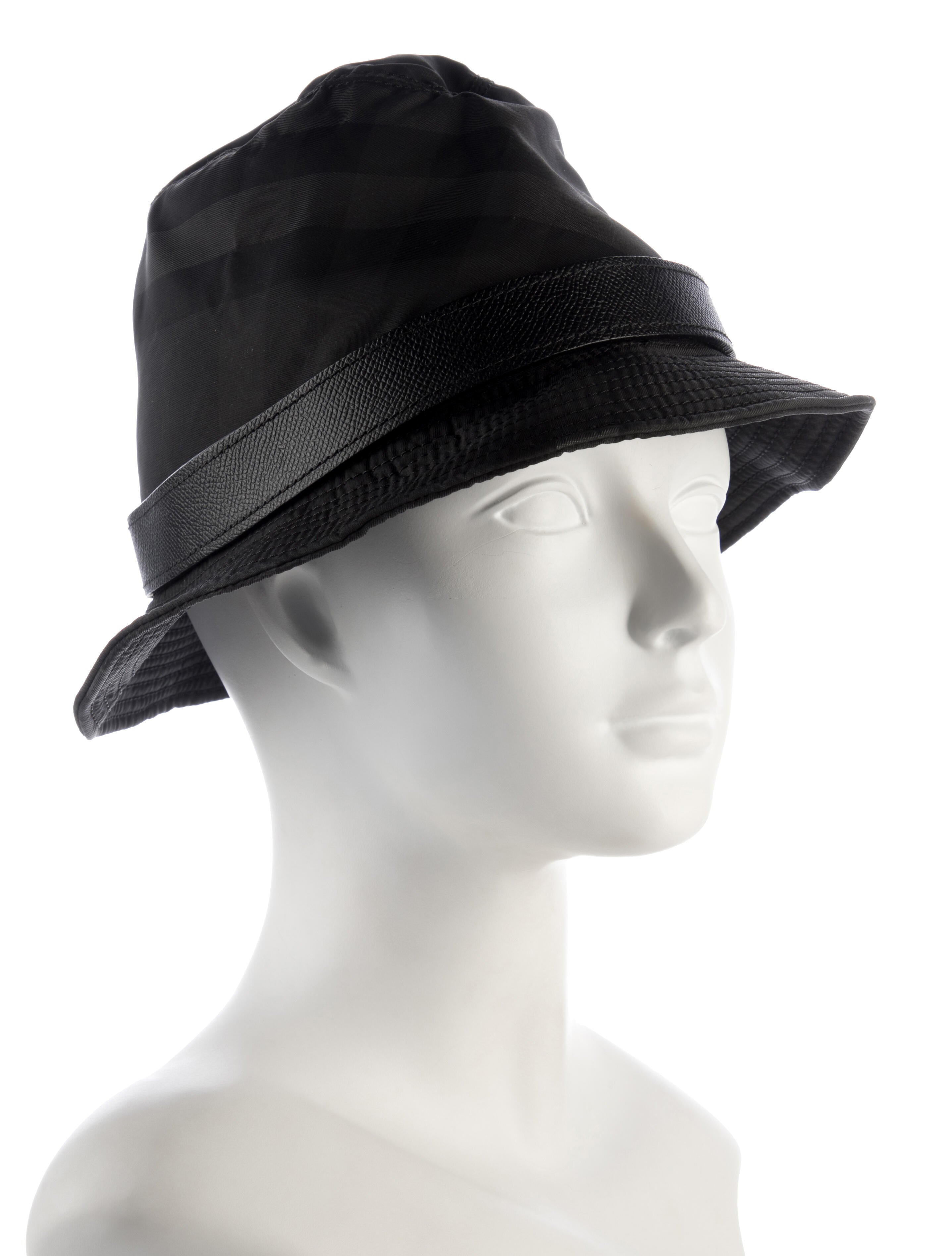 Burberry Pattern Fedora Hat