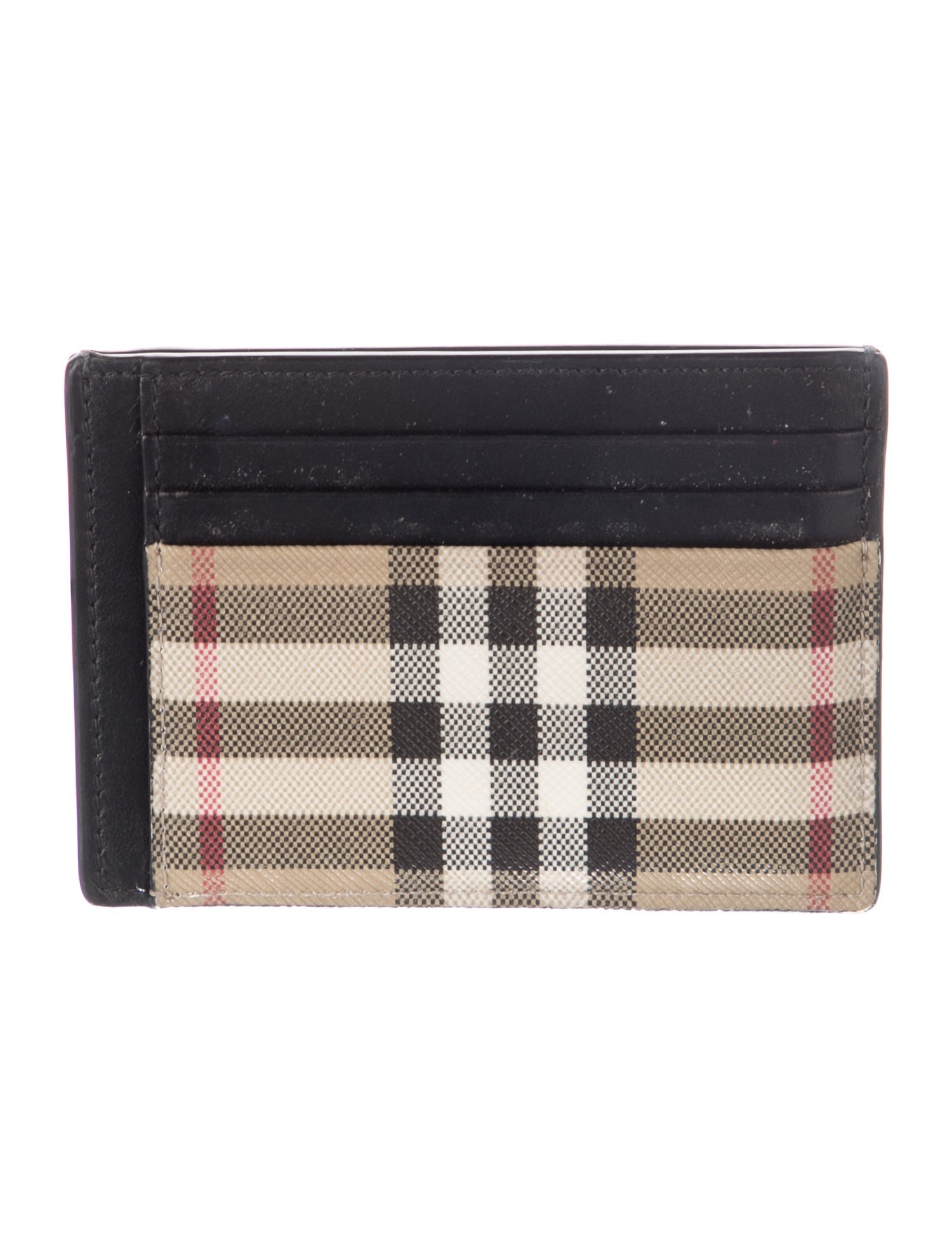 Burberry Leather Printed Card Holder