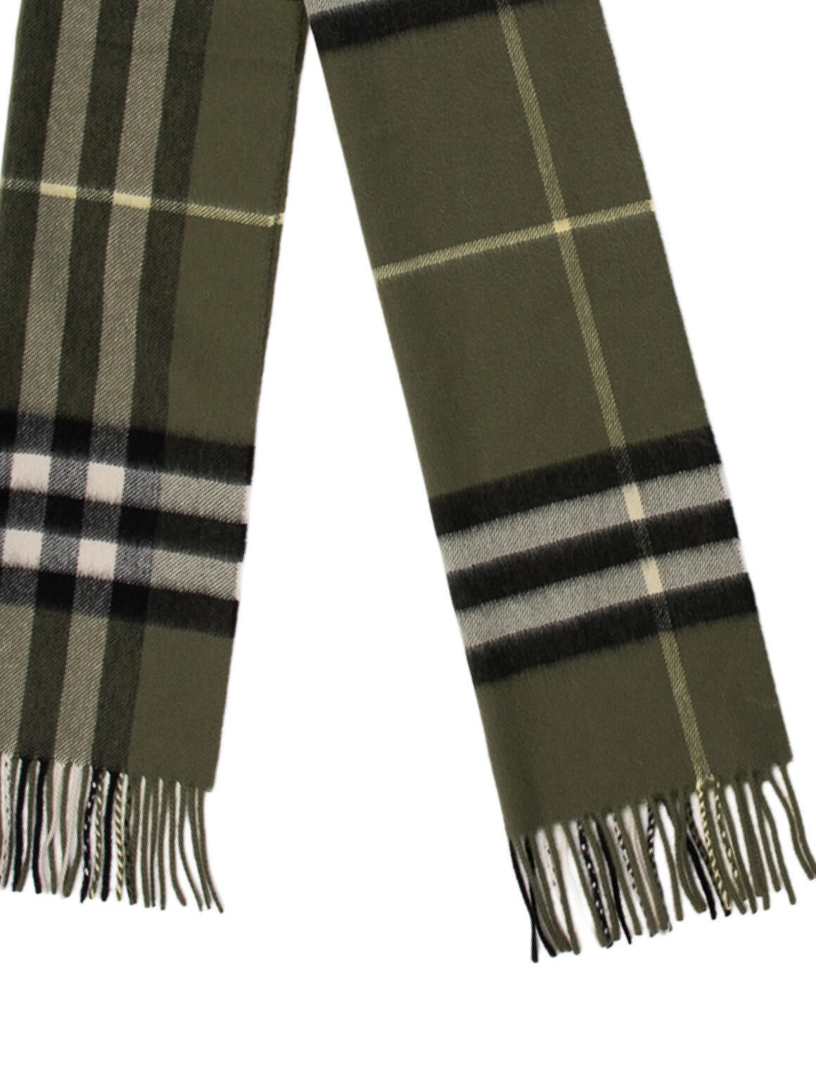 Burberry Cashmere Nova Check Pattern Scarf w/ Tags