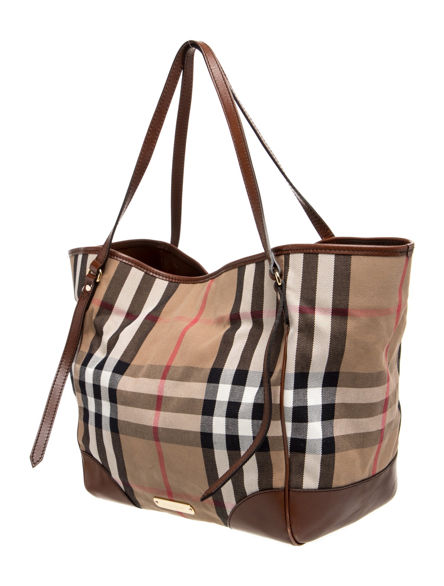 Burberry House Check Tote - Brown Totes, Handbags - BUR589765