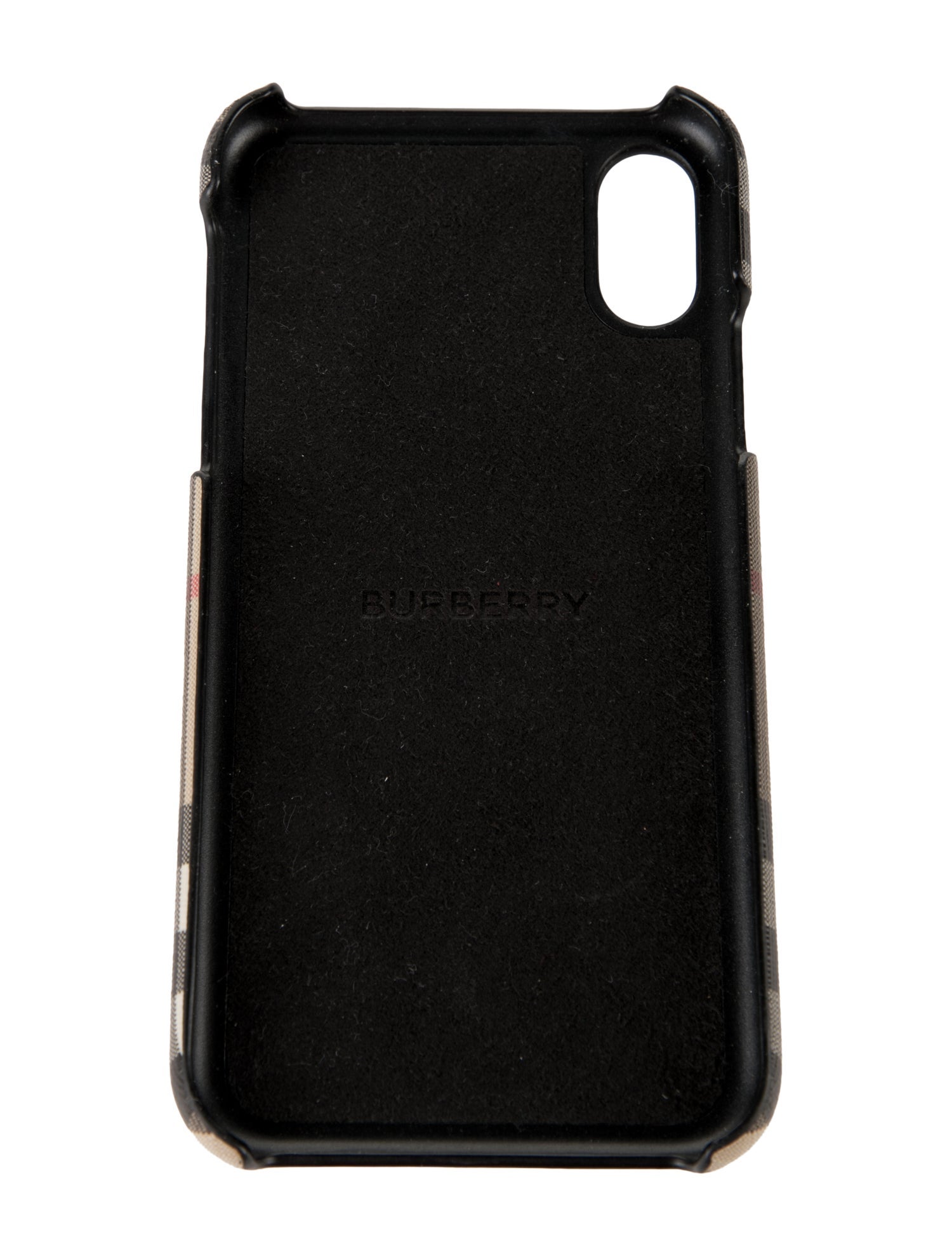 Burberry Men's Coated Canvas iPhone XS Case