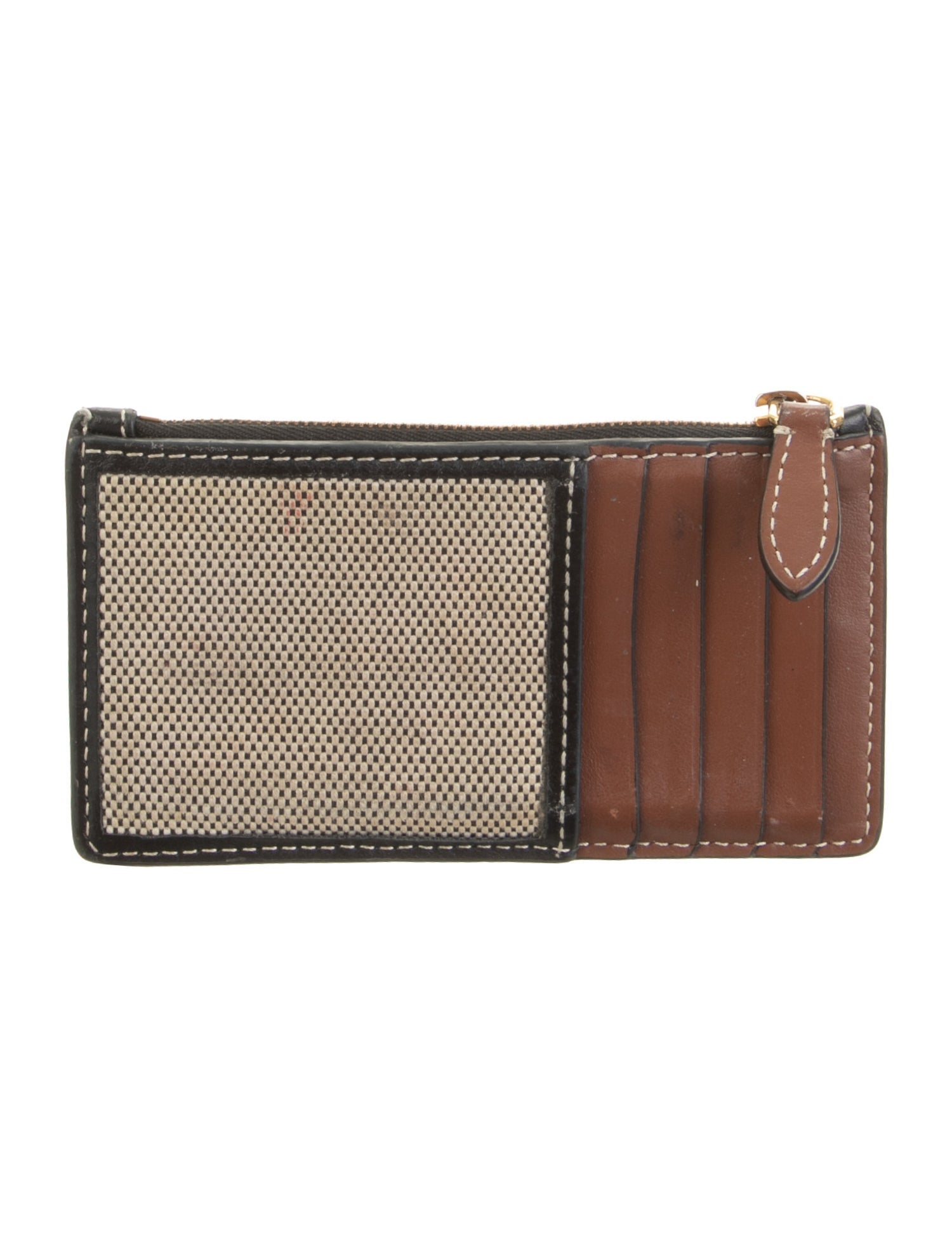 Burberry Canvas Graphic Print Wallet