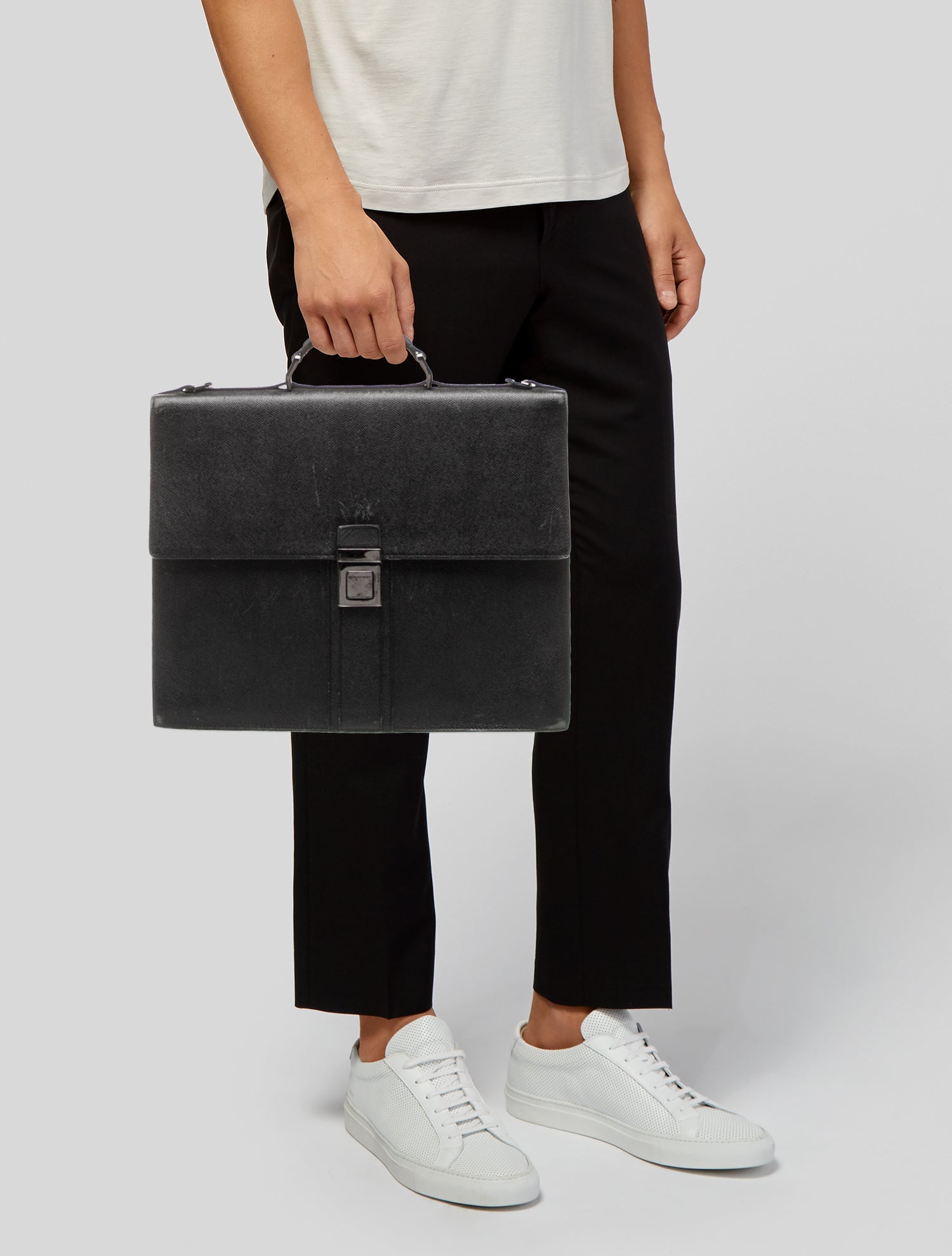 Burberry Leather Briefcase