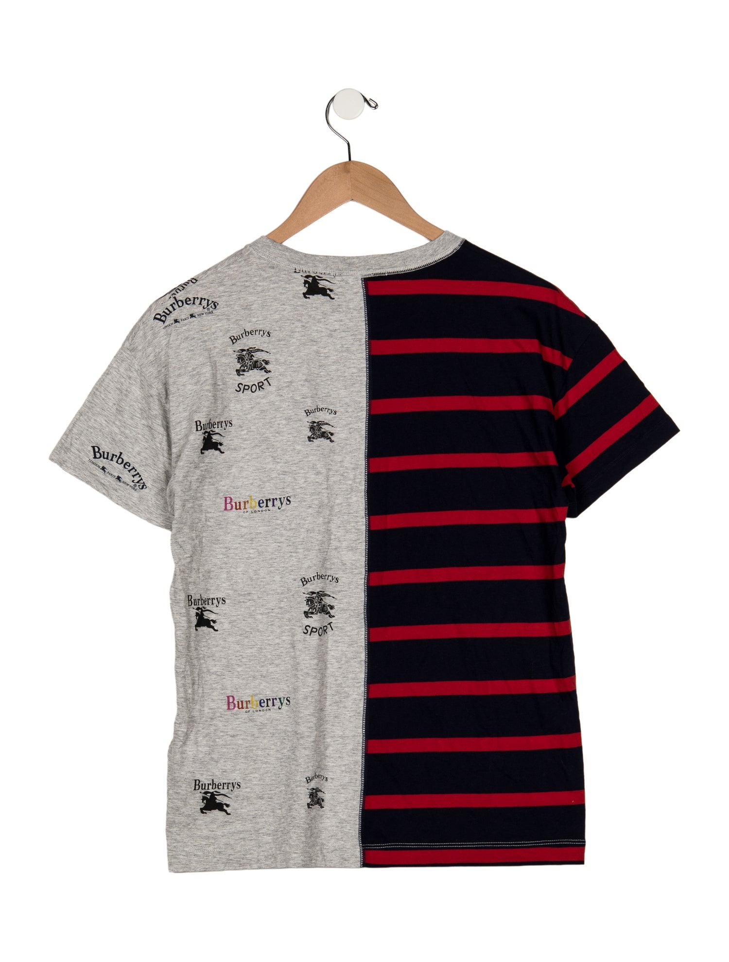 Burberry Pattern Short Sleeve Top