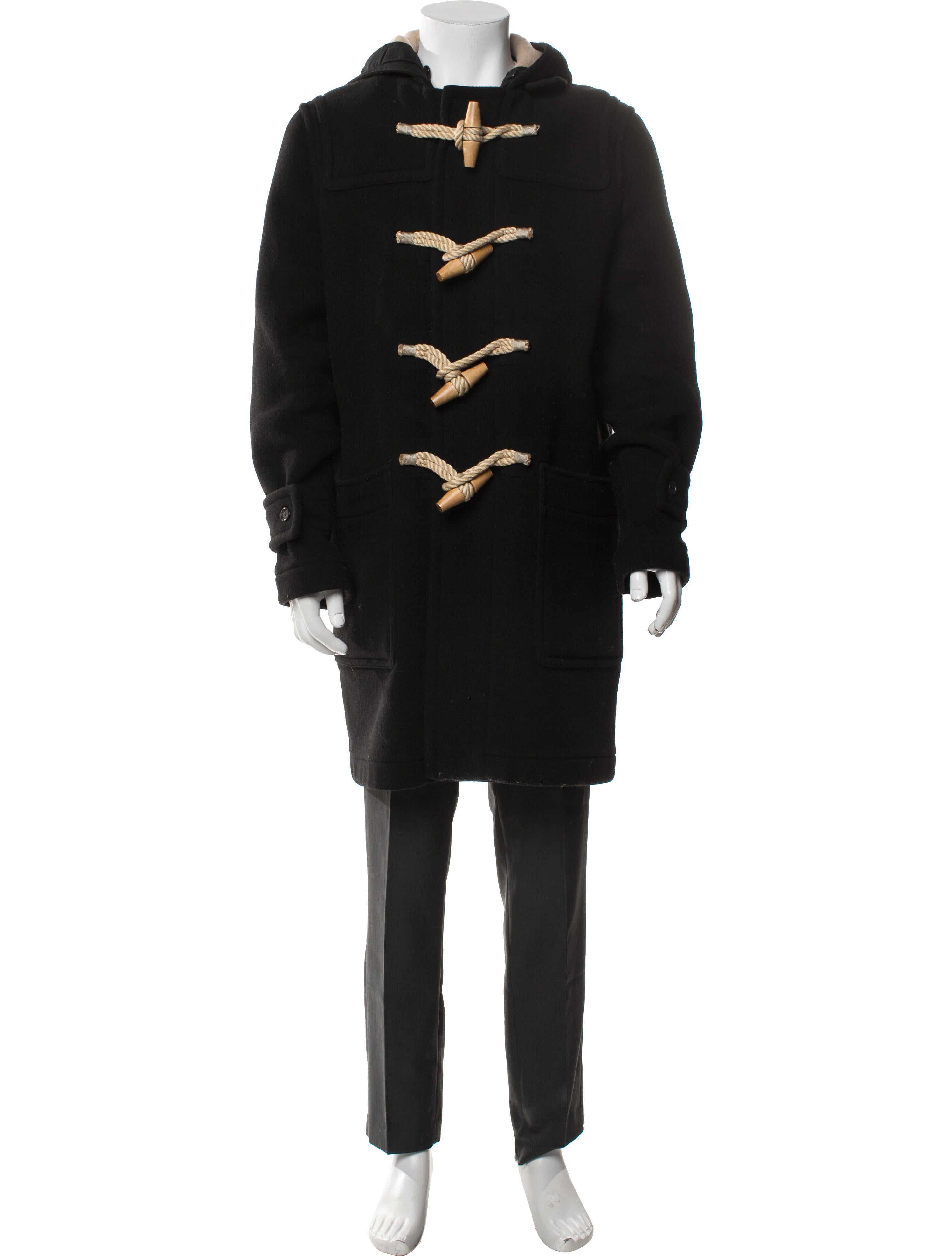 Ralph Lauren Purple Label Wool Trench Coat - Blue Outerwear