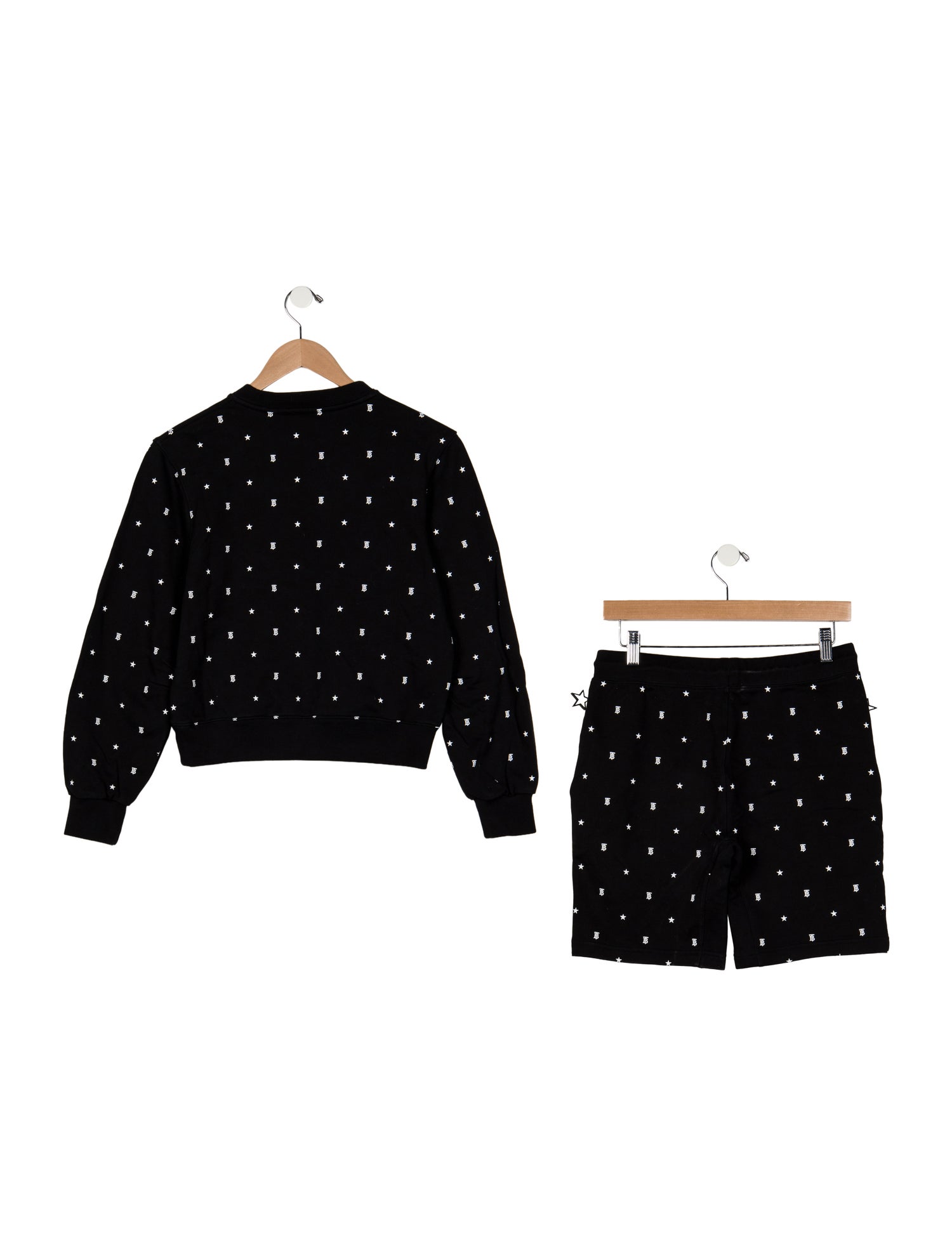 Burberry Cotton Sweater and Shorts Set