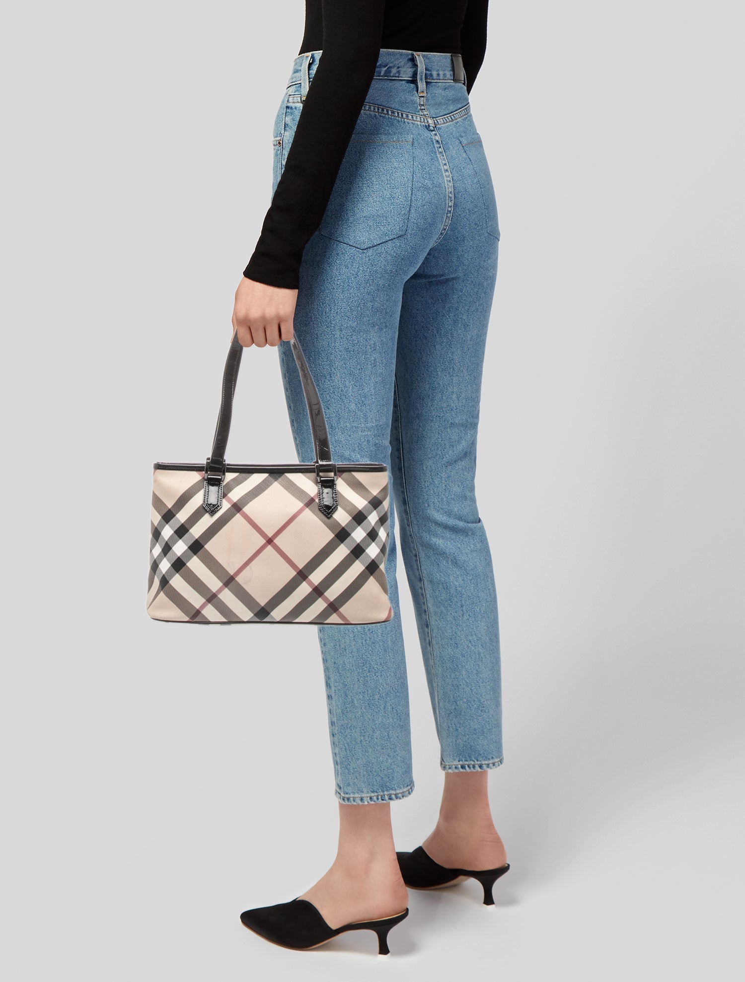 バッグ Burberry Nova Check 2way Shoulder Bag Burberry Super Nova Check Shoulder Bag - Neutrals Shoulder Bags
