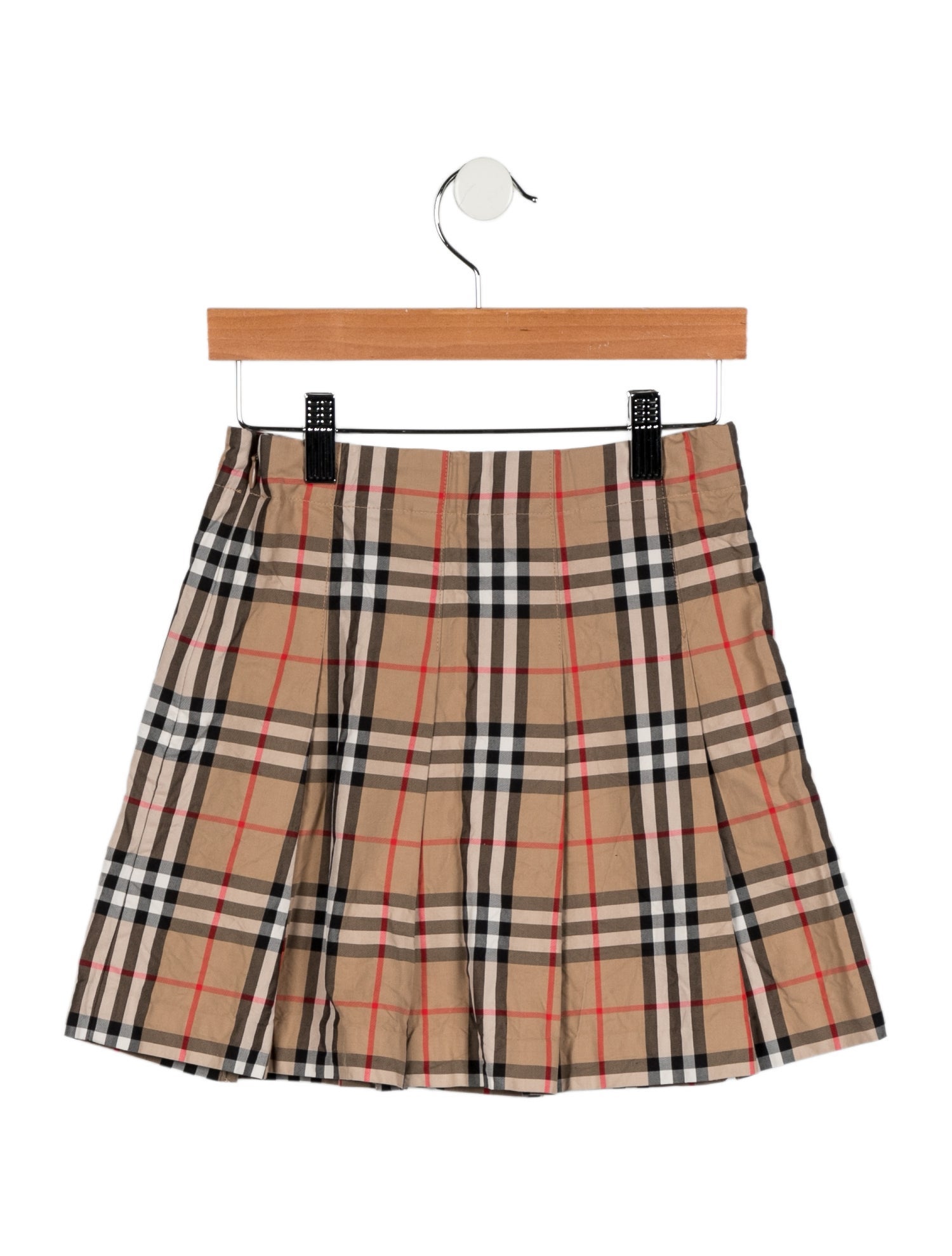 Burberry Girls Vintage Check Pleated Skirt