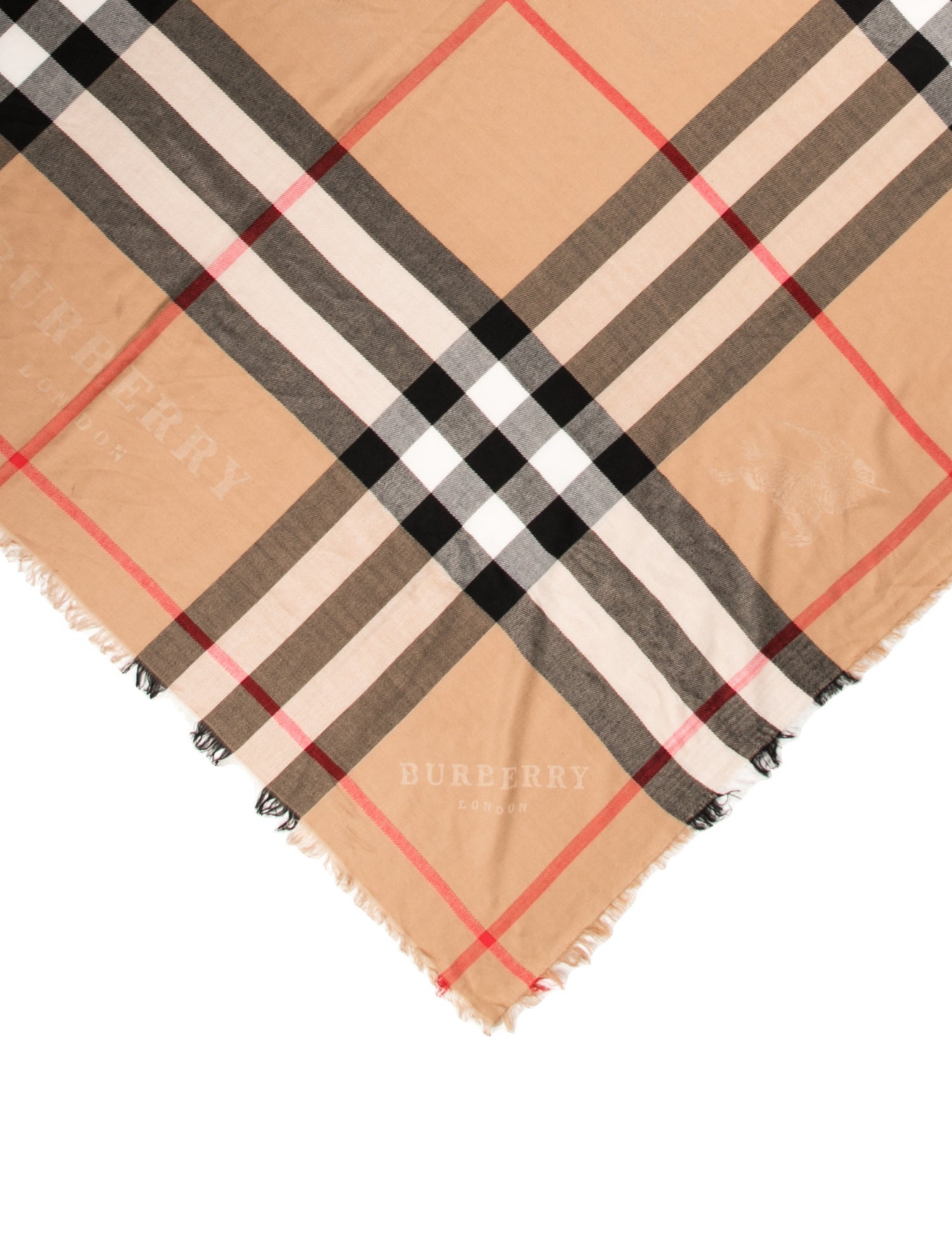 Burberry Wool Striped Scarf