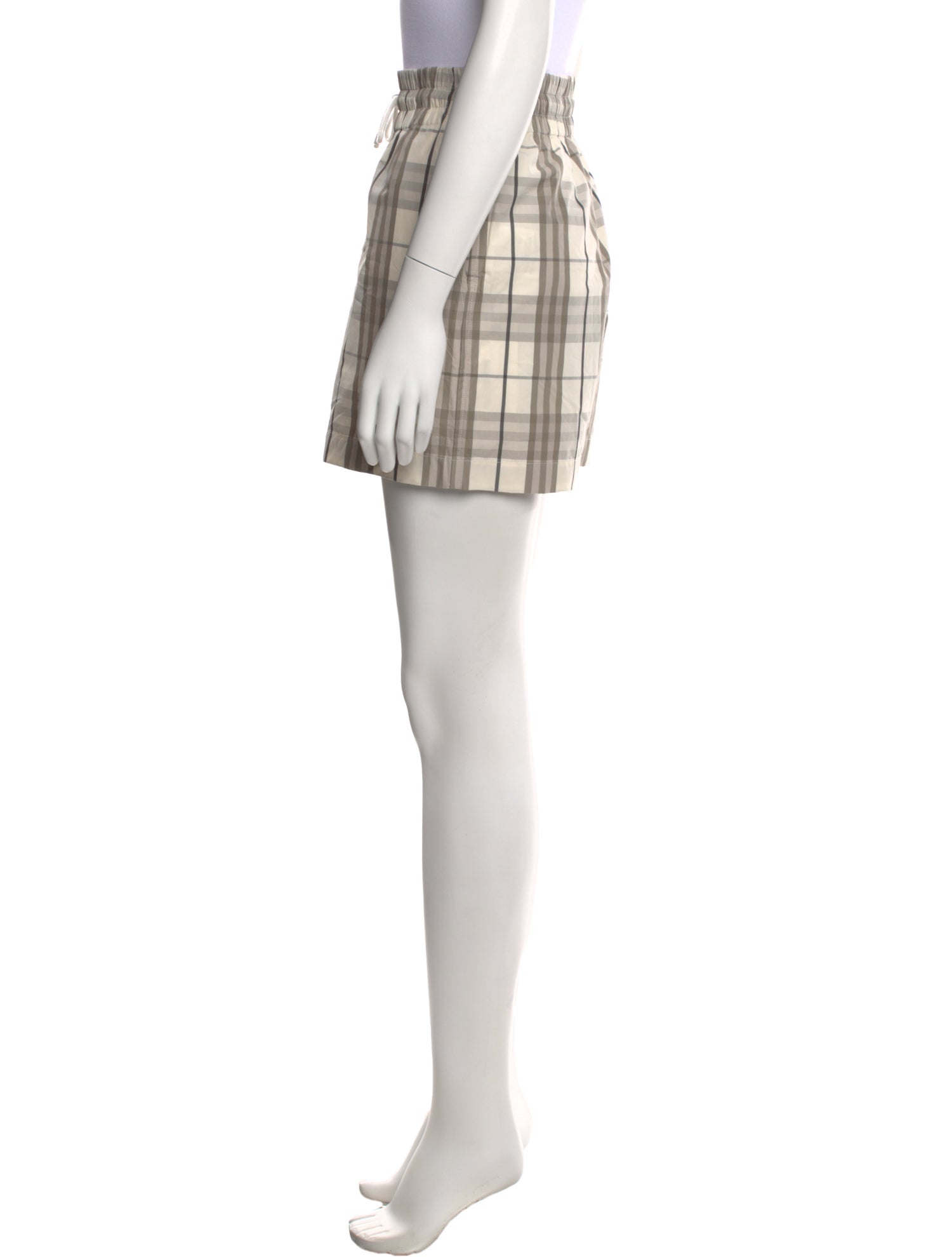 Burberry House Check Pattern Jogger Shorts