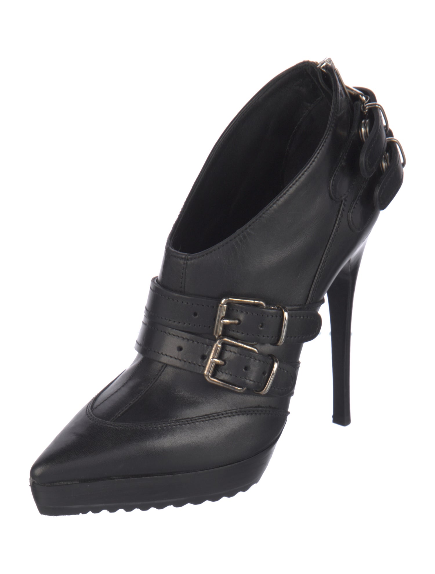 Saint Laurent Patent Leather Boots - Black Boots, Shoes