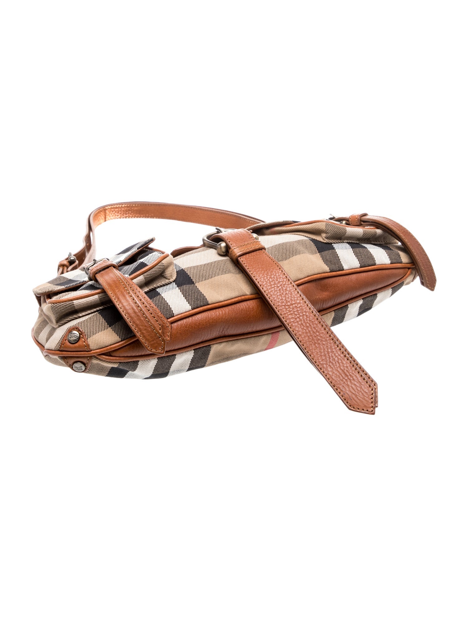 Burberry Prorsum Canvas Shoulder Bag - Neutrals Shoulder Bags