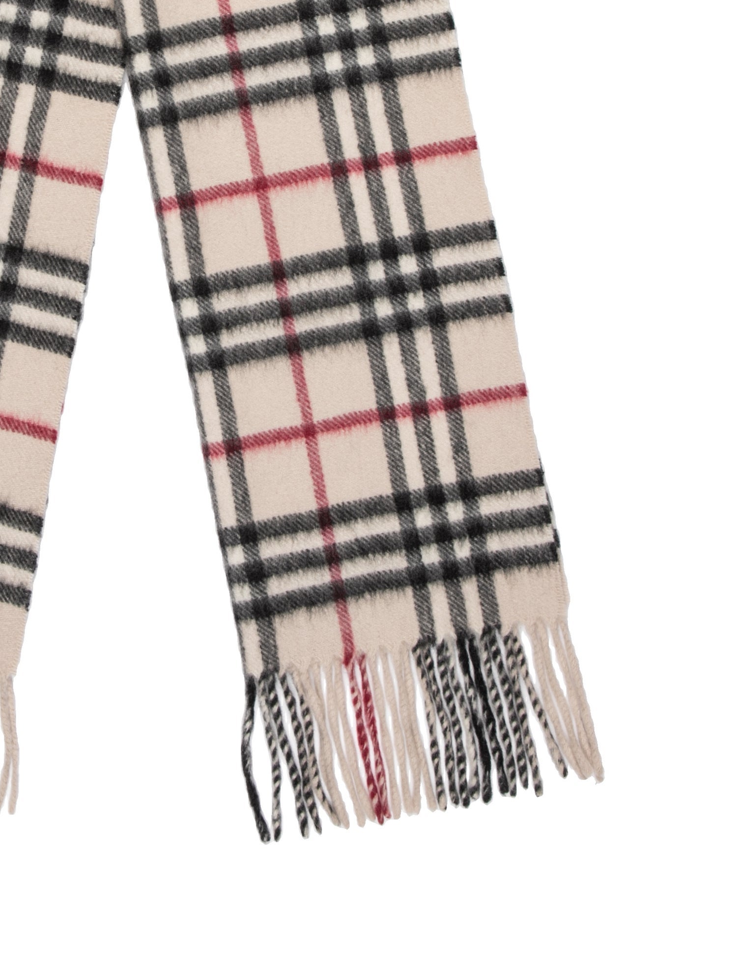 Burberry Cashmere Nova Check Scarf | The RealReal