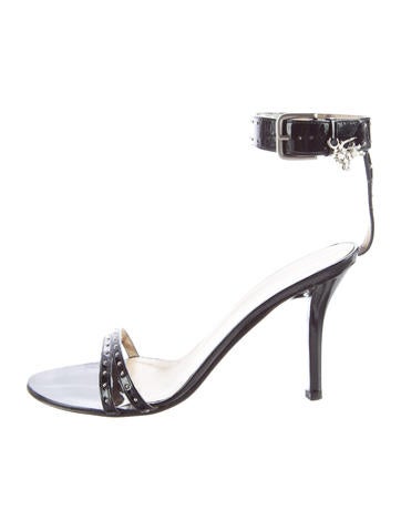 Burberry Studded Ankle Strap Sandals