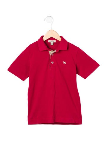 Burberry Boys' Short Sleeve Polo Shirt