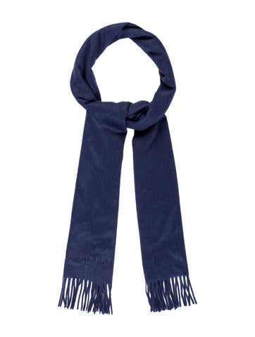 Burberry Cashmere Fringe Scarf