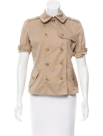 Burberry Collared Double-Breasted Jacket