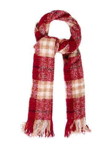Burberry Woven Fringe Scarf