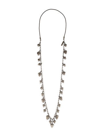 Burberry Acorn Charm Station Necklace