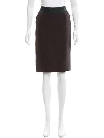 Burberry Knee-Length Pencil Skirt