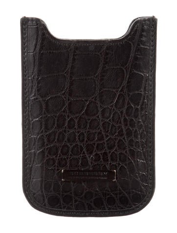 Burberry Alligator Phone Holder