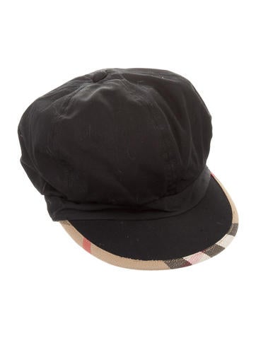 Burberry Nova Check-Accented Newsboy Cap