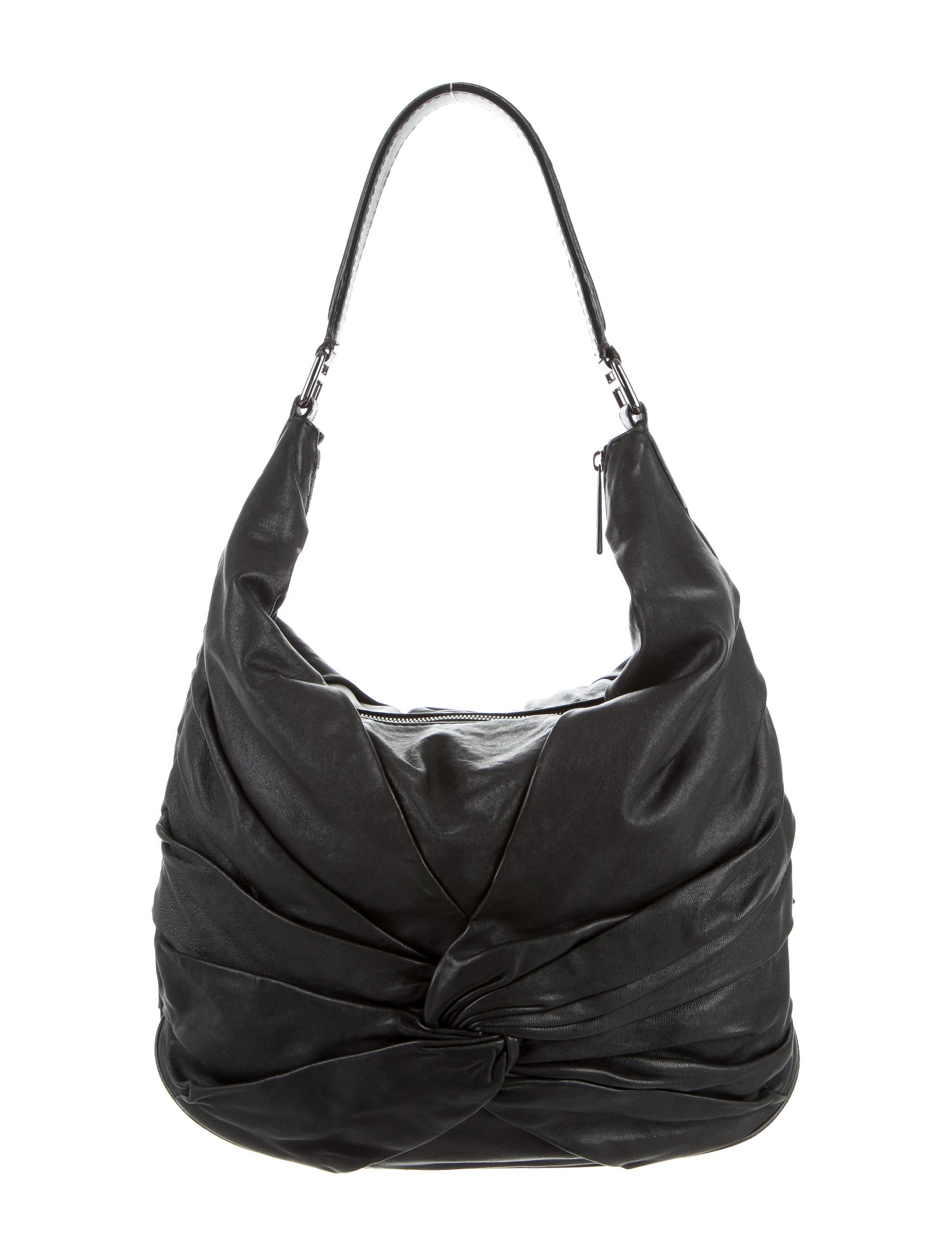 Ruched Hobo Bag Prada Women's