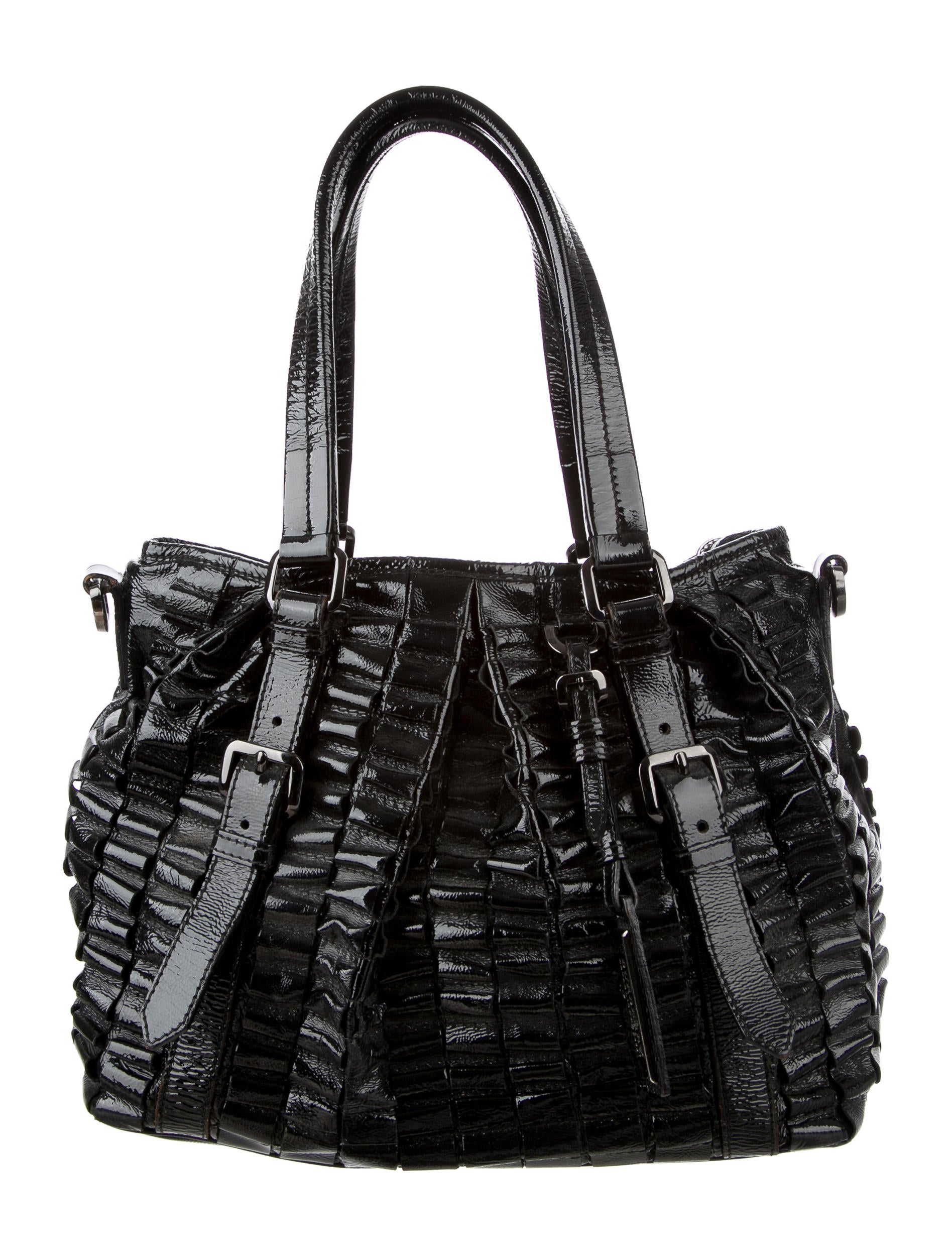 Burberry Patent Leather Loop Bag