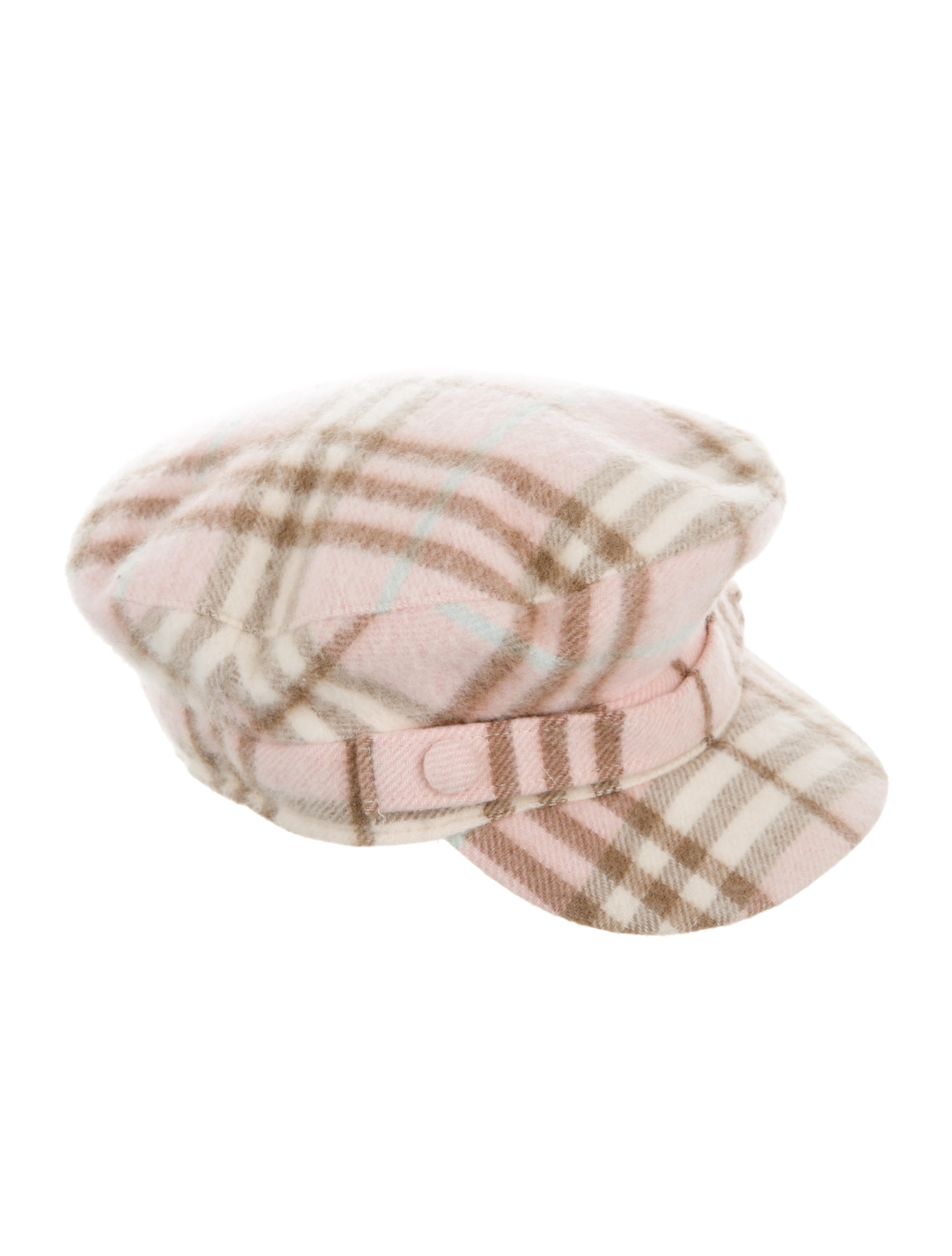 Burberry Cashmere Newsboy Cap - Pink Hats, Accessories - BUR69329 | The ...