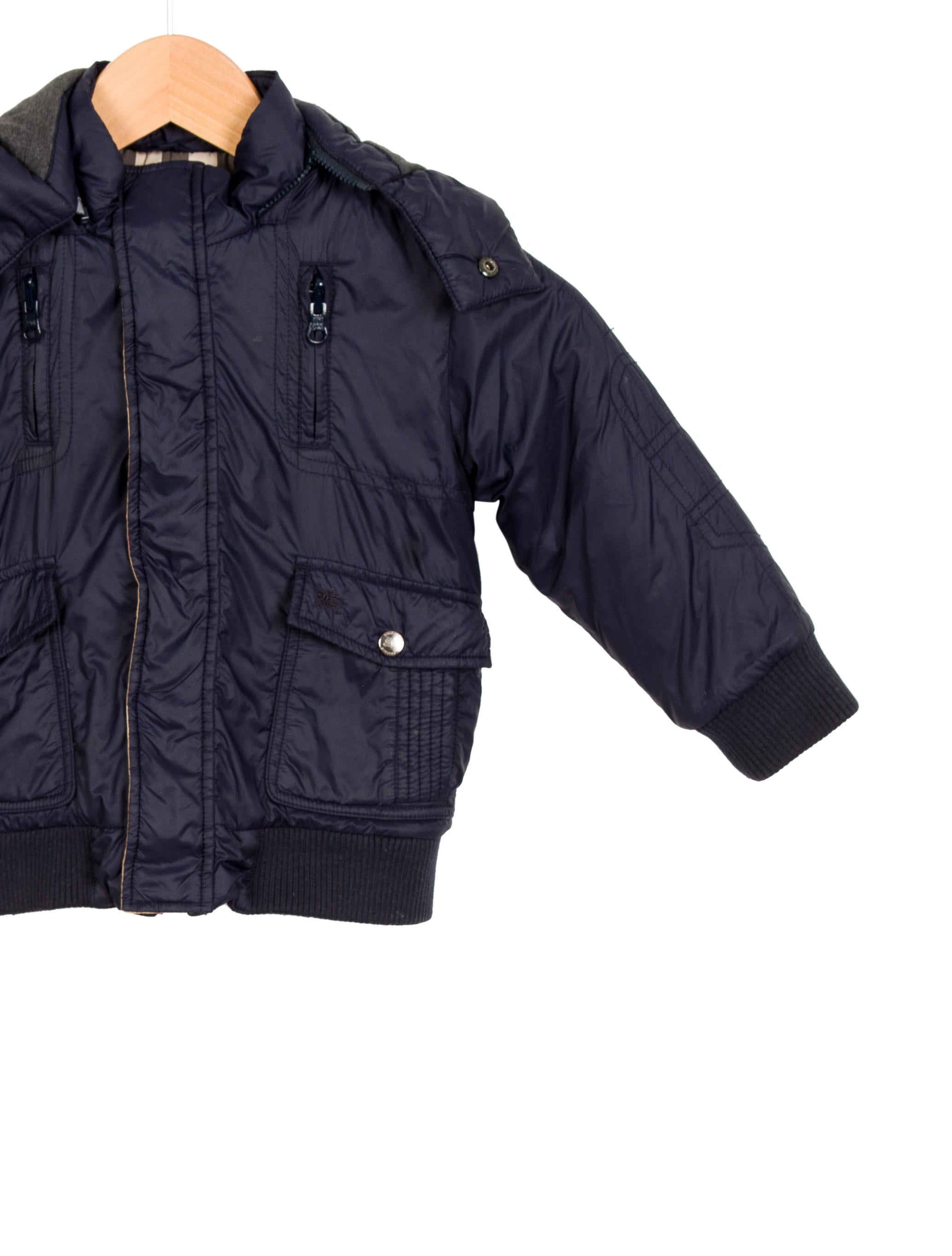 Burberry Boys' Hooded Puffer Jacket Boys BUR70800 The RealReal