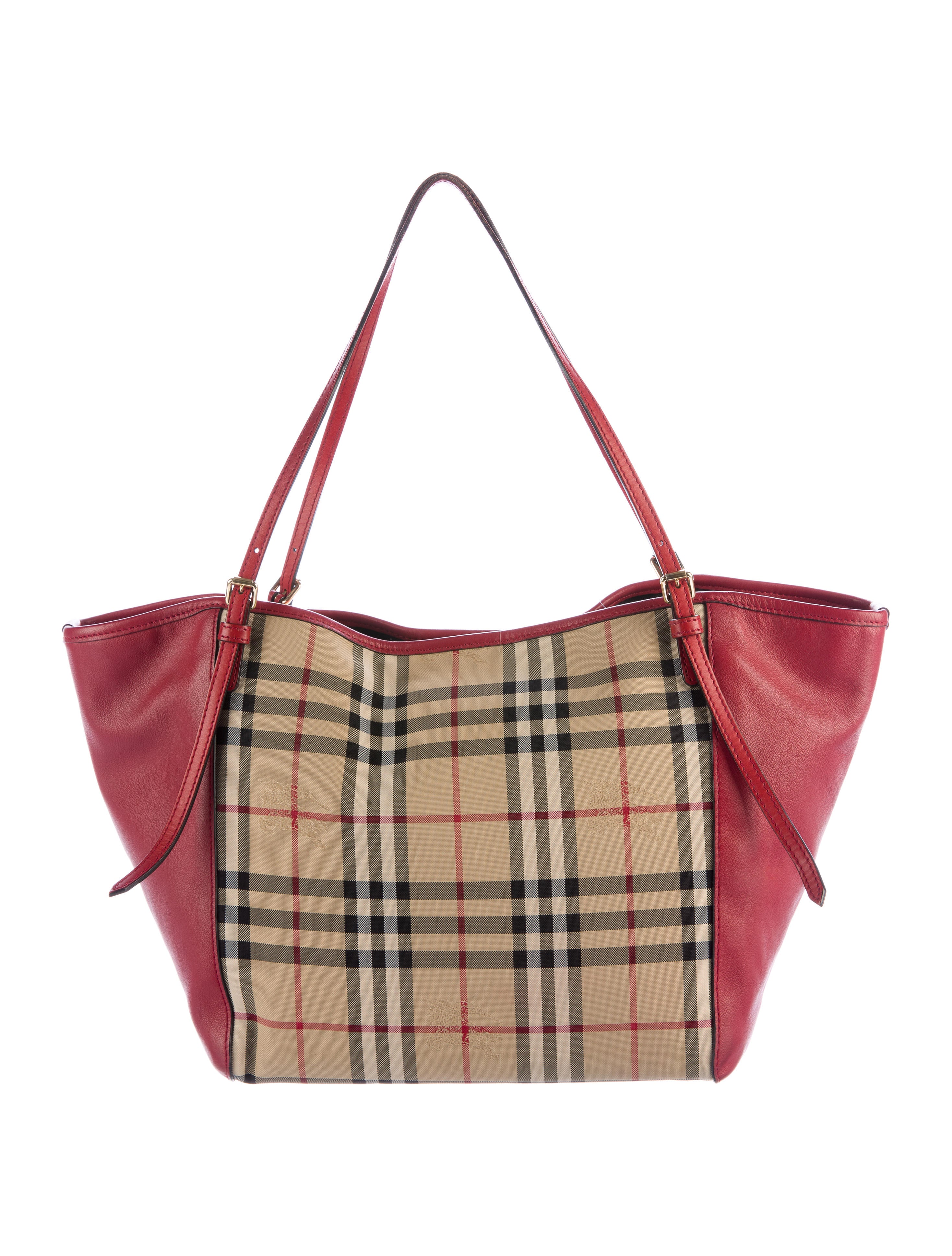 Burberry Haymarket Check Tote - Handbags - BUR71267 | The RealReal
