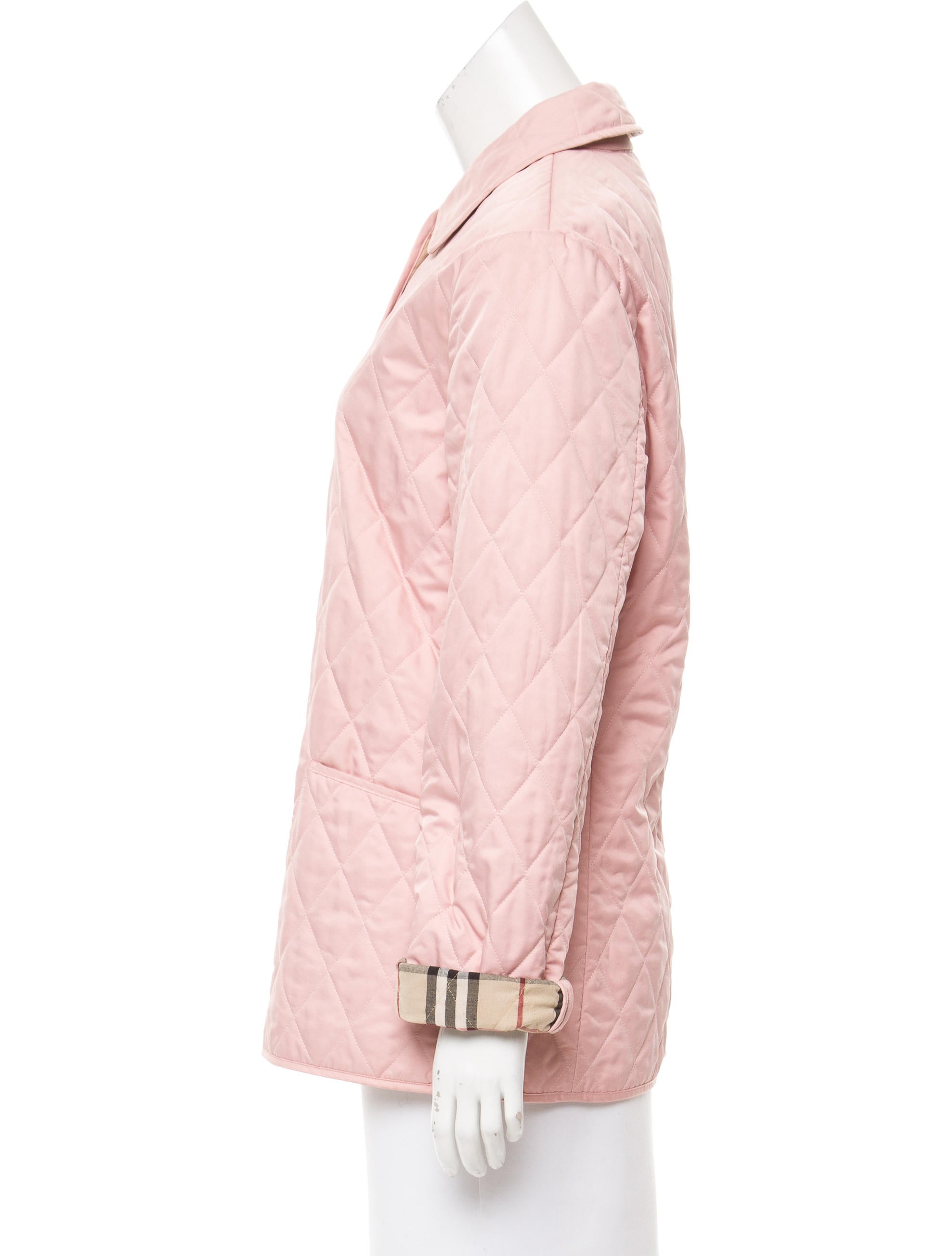 Burberry Lightweight Quilted Jacket Pink Jackets, Clothing BUR75717