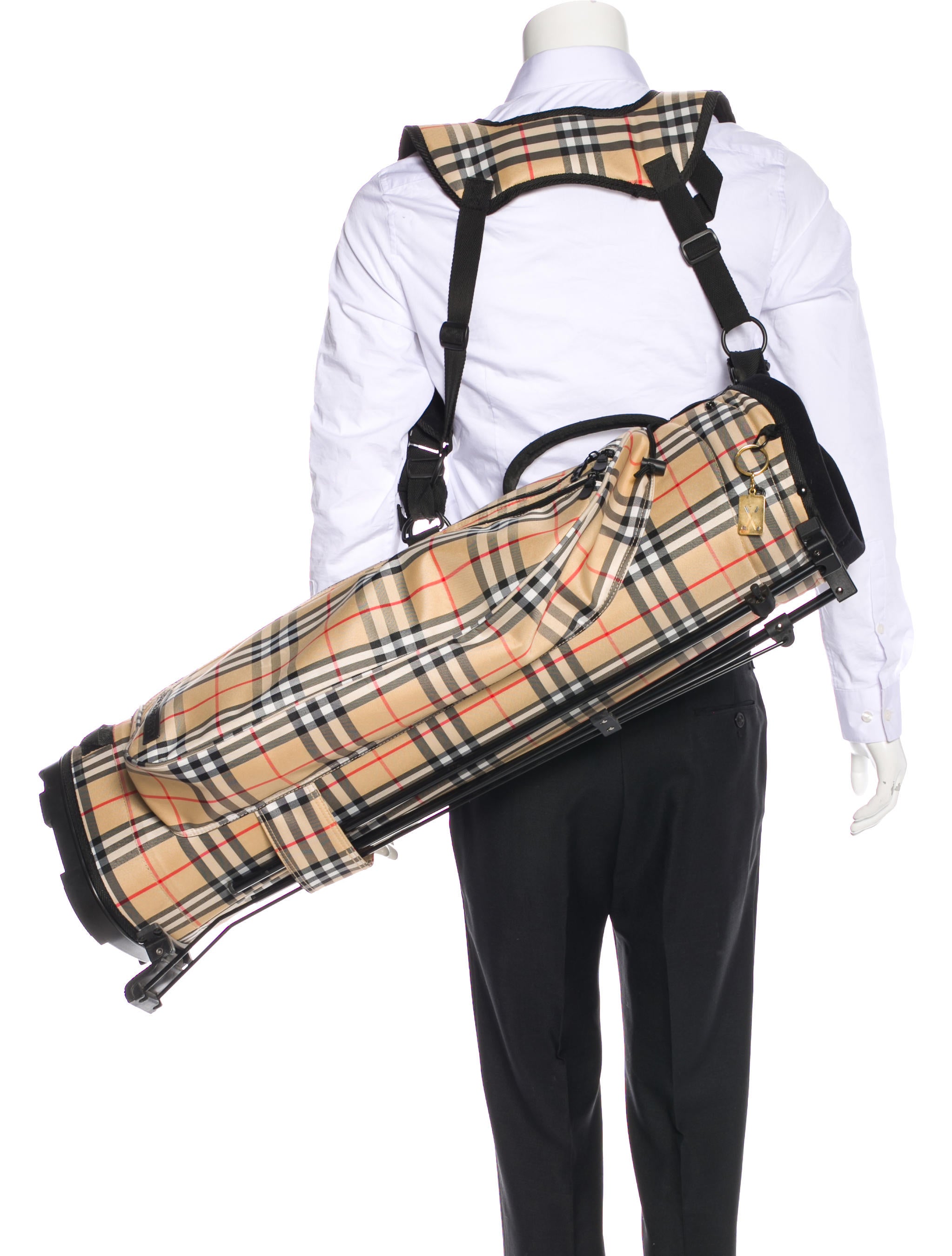Burberry Nova Check Golf Bag Bags BUR80692 The RealReal