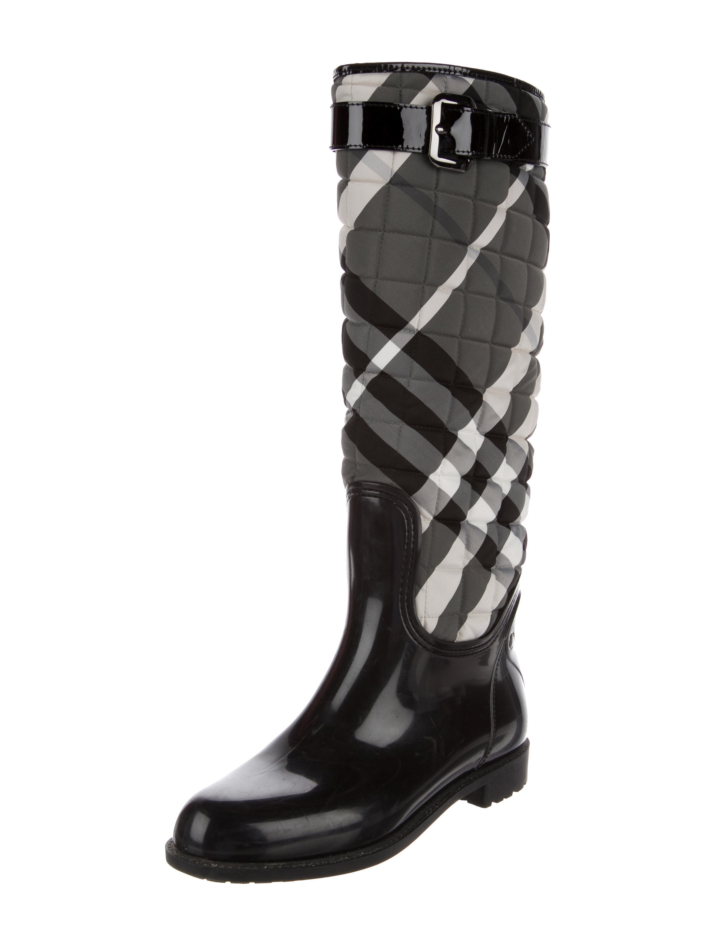 burberry quilted rain boots