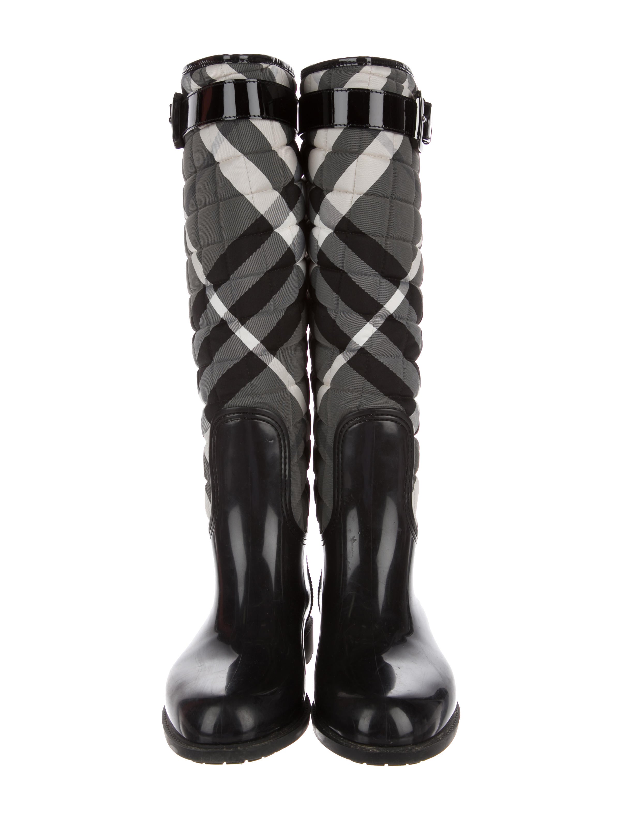 burberry quilted rain boots