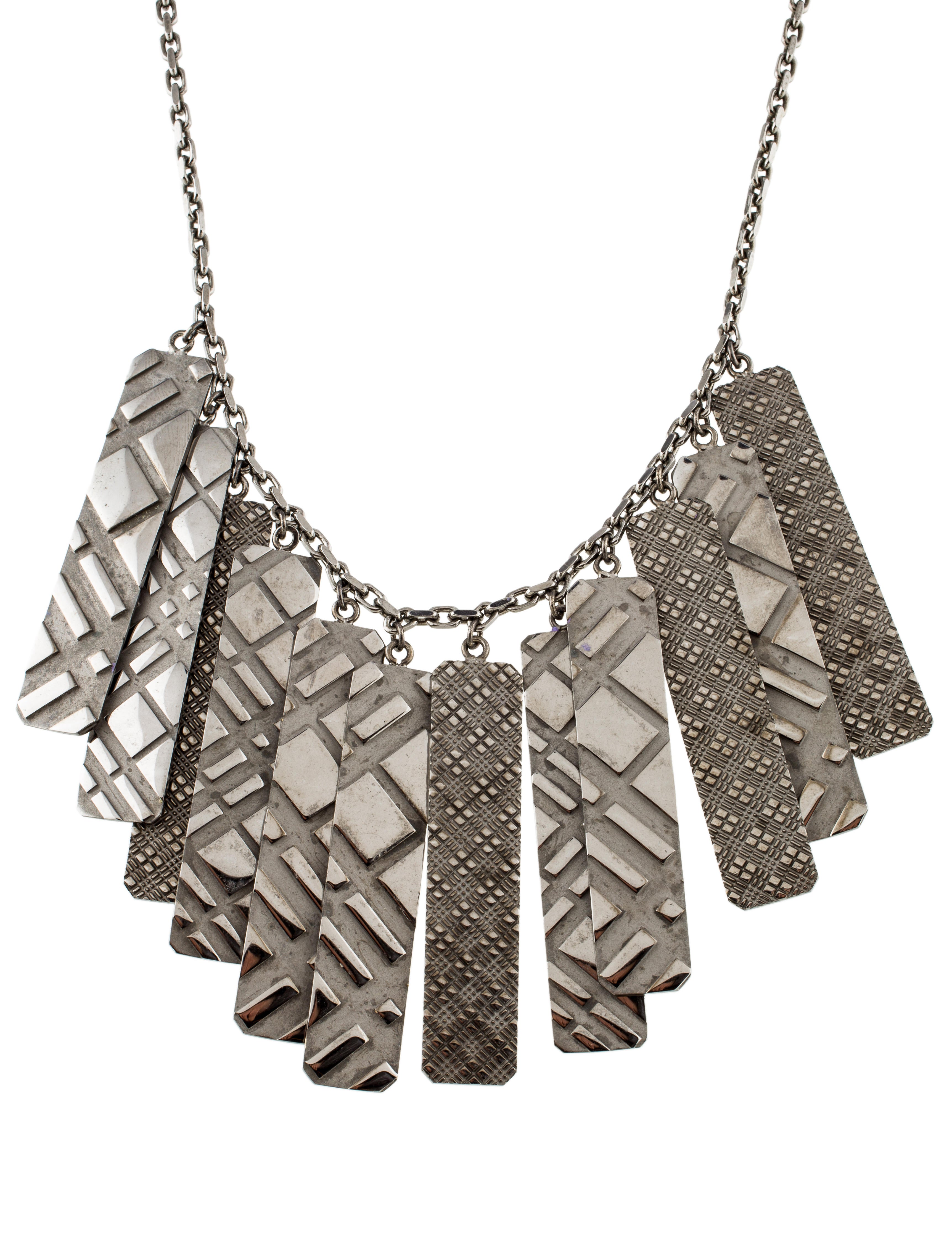 burberry tag collar necklace - necklaces - bur86831 | the real