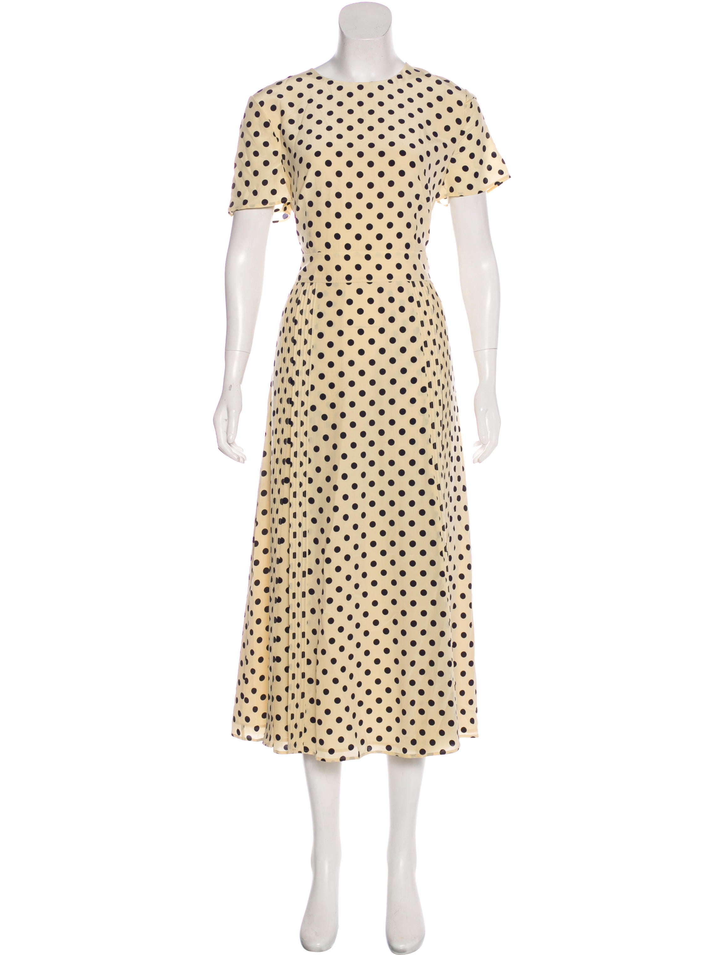 burberry polka dot dress