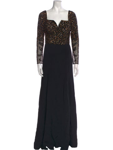 Burnett New York Dresses Animal Print Long Dress M