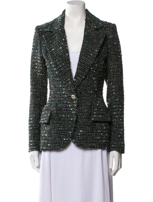 Burnett New York Tweed Pattern Blazer