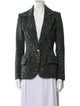 Burnett New York Tweed Pattern Blazer