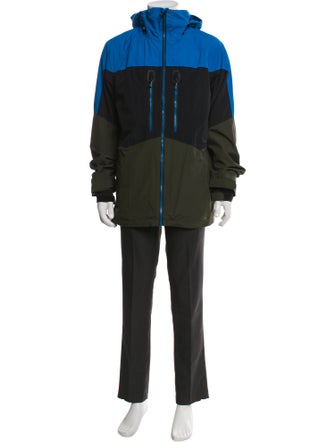 Burton AK Colorblock Pattern Windbreaker