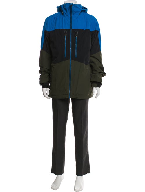 Burton AK Colorblock Pattern Windbreaker