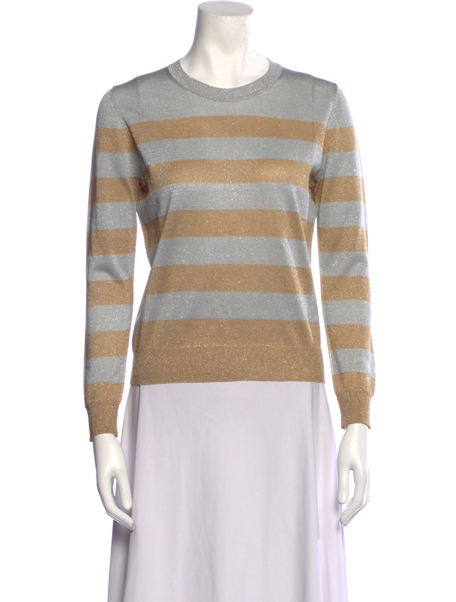 Beau Souci Striped Crew Neck Sweater
