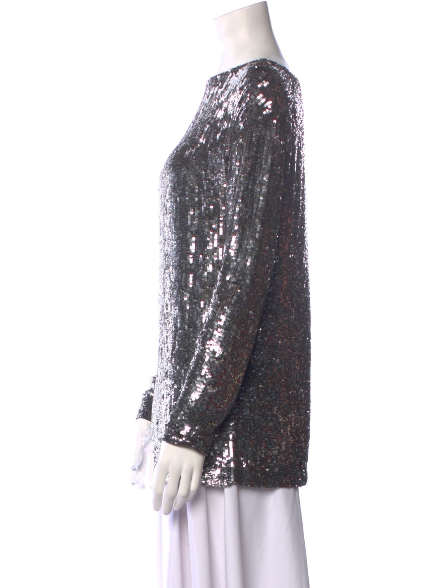 Beau Souci Sequin Bateau Neckline Tunic