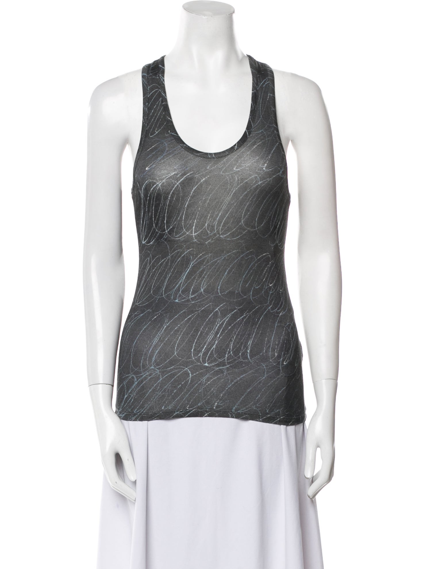 Beau Souci Scoop Neck Sleeveless Top