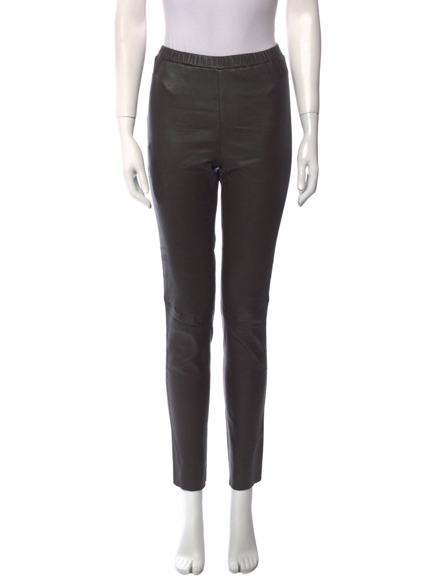 Beau Souci Leather Skinny Leg Pants