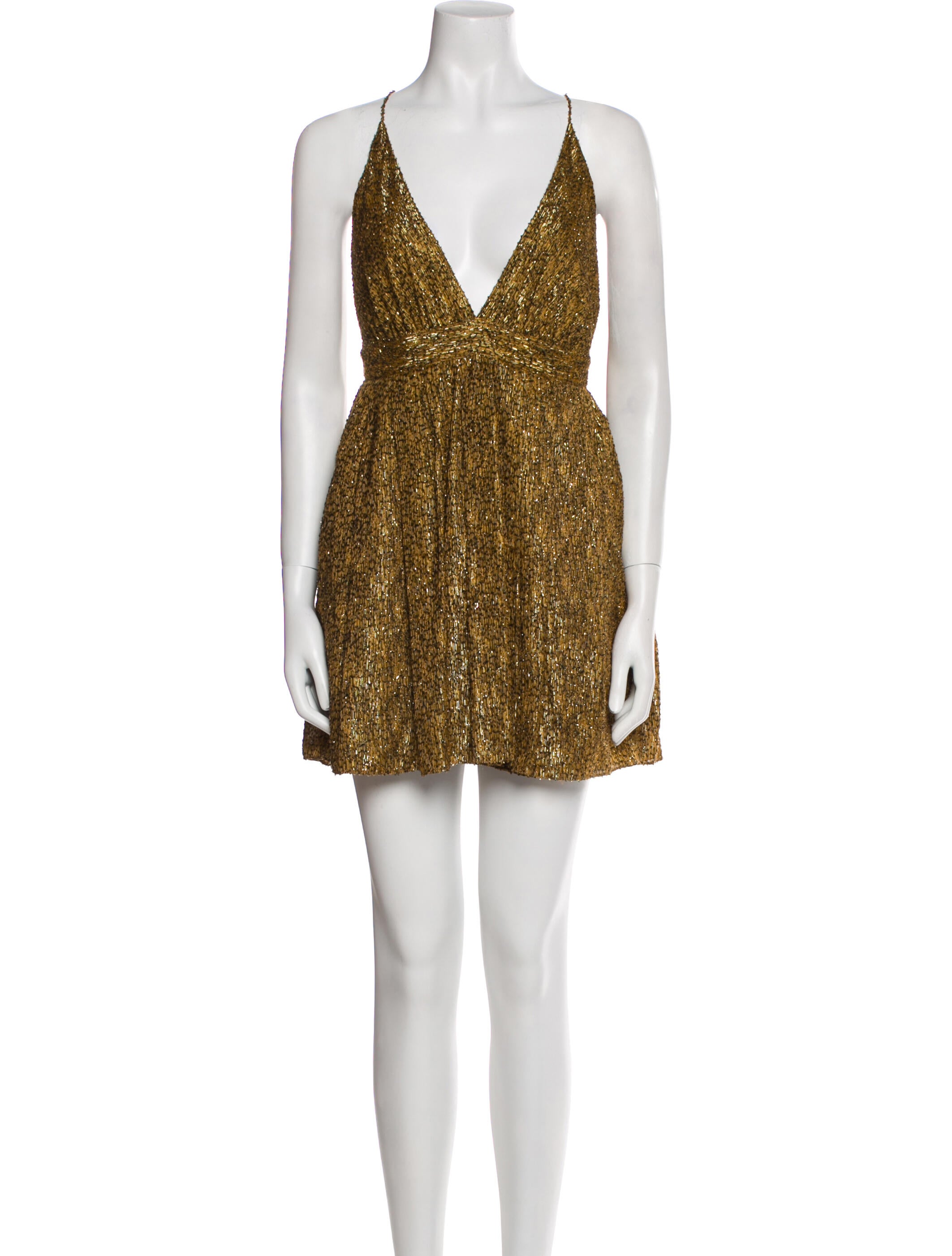 Beau Souci Printed Mini Dress w/ Tags